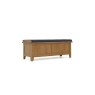 Burford Country Oak Storage Bench Blanket Box Burford Country Oak Storage Bench Blanket Box