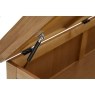 Burford Country Oak Storage Bench Blanket Box Burford Country Oak Storage Bench Blanket Box