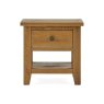 Burford Country Oak Lamp Table with Drawer Burford Country Oak Lamp Table with Drawer