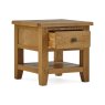 Burford Country Oak Lamp Table with Drawer Burford Country Oak Lamp Table with Drawer