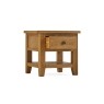 Burford Country Oak Lamp Table with Drawer
