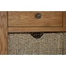 Burford Country Oak Console Table with Basket Burford Country Oak Console Table with Basket