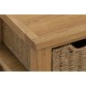 Burford Country Oak Large Coffee Table with Basket Burford Country Oak Large Coffee Table with Basket