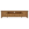 Burford Country Oak 210cm Extra Large TV Unit Burford Country Oak 210cm Extra Large TV Unit