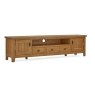 Burford Country Oak 210cm Extra Large TV Unit