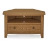 Burford Country Oak Corner TV Unit with Drawer Burford Country Oak Corner TV Unit with Drawer