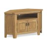Burford Country Oak Corner TV Unit with Door Burford Country Oak Corner TV Unit with Door