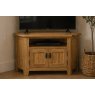 Burford Country Oak Corner TV Unit with Door Burford Country Oak Corner TV Unit with Door