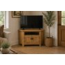 Burford Country Oak Corner TV Unit with Door Burford Country Oak Corner TV Unit with Door
