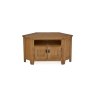 Burford Country Oak Corner TV Unit with Door Burford Country Oak Corner TV Unit with Door