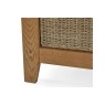 Burford Country Oak Hallway Bench with Basket Burford Country Oak Hallway Bench with Basket