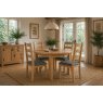 Burford Country Oak Round 120-160cm Extending Dining Table Burford Country Oak Round 120-160cm Extending Dining Table