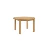 Burford Country Oak Round 120-160cm Extending Dining Table