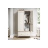 Marlow Oak Painted Coconut White Gents Wardrobe Marlow Oak Painted Coconut White Gents Wardrobe
