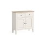 Marlow Oak Painted Coconut White Small Sideboard Marlow Oak Painted Coconut White Small Sideboard