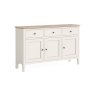 Marlow Oak Painted Coconut White Large Sideboard