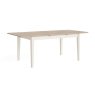 Marlow Oak Painted Coconut White Extending Dining Table