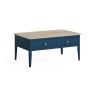 Marlow Oak Painted Navy Blue Coffee Table Marlow Oak Painted Navy Blue Coffee Table