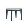 Marlow Oak Painted Navy Blue Round Extending Dining Table Marlow Oak Painted Navy Blue Round Extending Dining Table