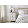 Modern Country Painted Oak Coconut White Bedside Table Modern Country Painted Oak Coconut White Bedside Table