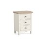 Modern Country Painted Oak Coconut White Bedside Table Modern Country Painted Oak Coconut White Bedside Table