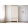 Modern Country Painted Oak Coconut White Gents Wardrobe Modern Country Painted Oak Coconut White Gents Wardrobe