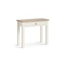 Modern Country Painted Oak Coconut White Single Drawer Dressing Table Desk Modern Country Painted Oak Coconut White Single Drawer Dressing Table Desk