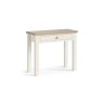 Modern Country Painted Oak Coconut White Single Drawer Dressing Table Desk Modern Country Painted Oak Coconut White Single Drawer Dressing Table Desk