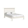 Modern Country Painted Oak Coconut White Bed Frame Modern Country Painted Oak Coconut White Bed Frame