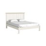 Modern Country Painted Oak Coconut White Bed Frame Modern Country Painted Oak Coconut White Bed Frame
