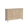 Modern Country Oak 3 Over 4 Chest of Drawers