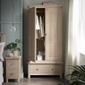 Modern Country Oak Gents Wardrobe Modern Country Oak Gents Wardrobe