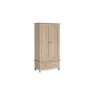 Modern Country Oak Gents Wardrobe Modern Country Oak Gents Wardrobe