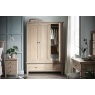Modern Country Oak Triple Wardrobe