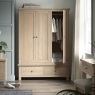 Modern Country Oak Triple Wardrobe Modern Country Oak Triple Wardrobe