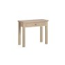 Modern Country Oak Single Drawer Dressing Table Desk