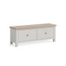 Modern Country Painted Oak Stone Grey Large 2 Drawer Blanket Box Bench Modern Country Painted Oak Stone Grey Large 2 Drawer Blanket Box Bench
