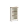Modern Country Painted Oak Coconut White Mini Bookcase