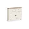 Modern Country Painted Oak Coconut White Medium Sideboard Modern Country Painted Oak Coconut White Medium Sideboard