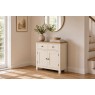 Modern Country Painted Oak Coconut White Small Sideboard Modern Country Painted Oak Coconut White Small Sideboard