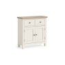 Modern Country Painted Oak Coconut White Small Sideboard Modern Country Painted Oak Coconut White Small Sideboard