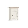 Modern Country Painted Oak Coconut White Telephone Cupboard Modern Country Painted Oak Coconut White Telephone Cupboard