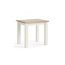 Modern Country Painted Oak Coconut White Bistro Dining Table