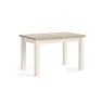 Modern Country Painted Oak Coconut White Extending Dining Table Modern Country Painted Oak Coconut White Extending Dining Table