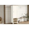 Modern Country Painted Oak Coconut White Larder Unit Modern Country Painted Oak Coconut White Larder Unit
