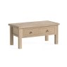 Modern Country Oak Coffee Table with Drawer Modern Country Oak Coffee Table with Drawer