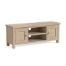 Modern Country Oak 125cm Large TV Unit