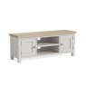Modern Country Painted Oak Stone Grey 125cm Large TV Unit Modern Country Painted Oak Stone Grey 125cm Large TV Unit
