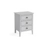 Stowe Painted Grey Bedside Table