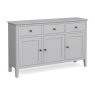 Stowe Painted Grey Large 3 Door Sideboard Stowe Painted Grey Large 3 Door Sideboard